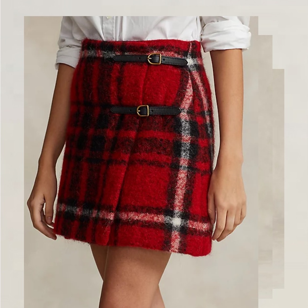 Authentic Ralph Lauren Alpaca Wool Wrap Skirt